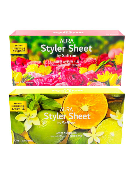 KULOSORY LG Styler Sheets 20 Sheets (Freesia + Lime basil)