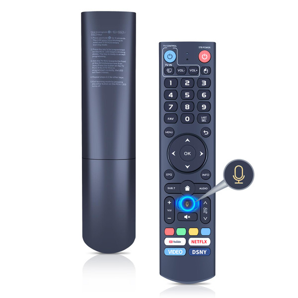 New V3 Pro Voice Remote Control Replacement Compatible for vSeeBox V5 Pro / V3 Plus / V3 Pro / V2 / V2 Pro / V1 / V1 Max /V1 Pro/Elite/Max