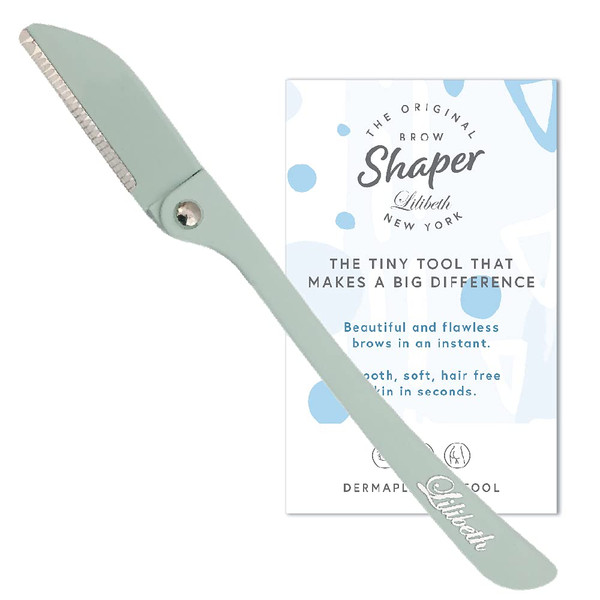 Lilibeth Eyebrow Shaper. Facial Razor, Luxury Brow Razor Shaper for Women. Hair Trimmer Shaver and Tough Up Tool.