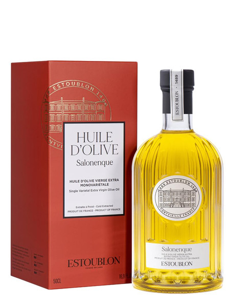 Le Chateau d'Estoublon Salonenque Extra Virgin Olive Oil Bottle from Provence-Alpes-Cote D'Azur, France, 16.9 fl oz (500ml) | Mild Intensity Cold Extracted Virgin Olive Oil for Cooking | 2024 NYIOOC Gold Award Winner