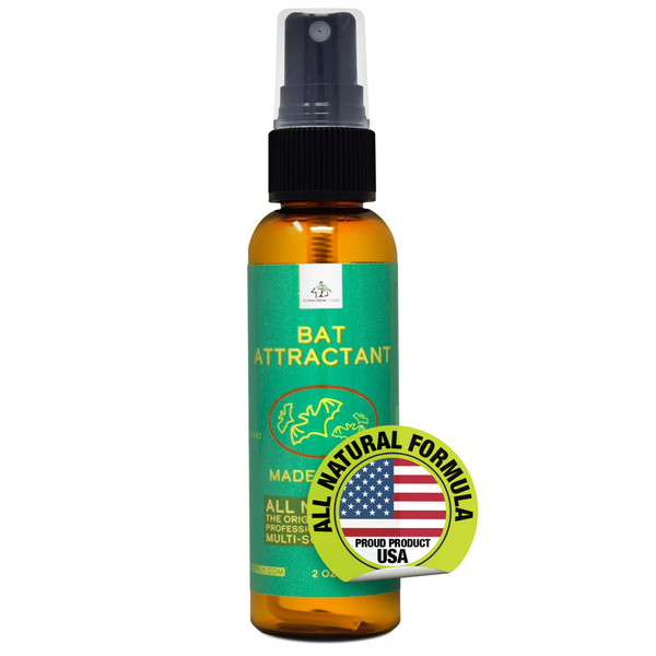 Donaldson Farms Bat House Attractant - Enhance Pollination with Bat House Attractant Spray - Start Attracting Bats to Your Bat's House, 2oz