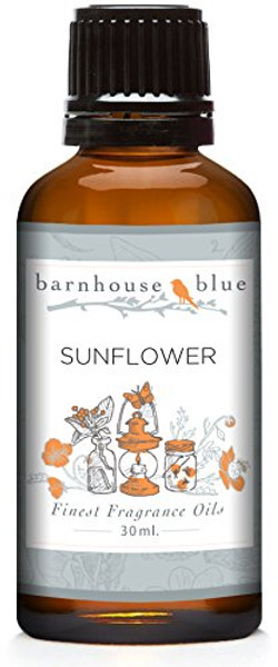 Barnhouse Blue Sunflower Premium Grade Fragrance Oils - for Candle, Soap Making, & More - 30ML