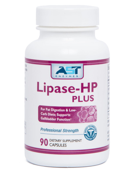 AST Enzymes Lipase-HP Plus – 90 Vegetarian Capsules - Digestive Enzymes for Fatty Foods – Keto Diet Digestive Enzyme Formula