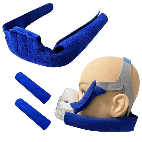 Rescare CPAP Neck Pad & 2Pack CPAP Strap Covers Compatible with Airfit F20 Headgear, Prevent Strap Marks, Adjustable and Ultra-Soft Strap Covers, Comfort Fit Rescare CPAP Neck Pad & 2Pack CPAP Strap Covers Compatible with Airfit F20 Headgear, Prevent Strap Marks, Adjustable and Ultra-Soft Strap Covers, Comfort Fit