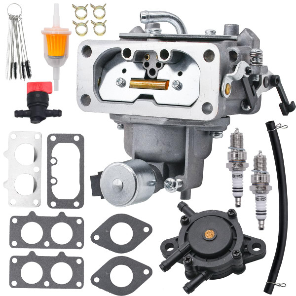 JDLLONG FH721V Carburetor for Kawasaki FH721V FH641V FH601V FH661V FH680V FX801V 22HP Engine Replaces 15004-1010 15004-0757 15003-7094 15004-1005 15004-0763 15003-0940 Carb Kit with Fule Pump JDLLONG FH721V Carburetor for Kawasaki FH721V FH641V FH601V FH661V FH680V FX801V 22HP Engine Replaces 15004-1010 15004-0757 15003-7094 15004-1005 15004-0763 15003-0940 Carb Kit with Fule Pump