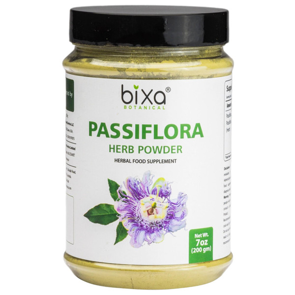 bixa BOTANICAL Passiflora Foetida Powder | 200 Grams / 7 OZ | Ayurvedic Natural Herbal Supplement | Supports Mental Overwork Nervous System | Gluten Free, Non-GMO, Steam Treated, Vegan.