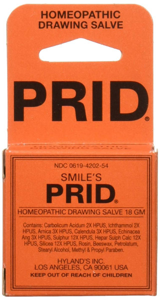 Hyland's Homeopathic Pride Drawing Salve, 18 Gram - Pack of 2.