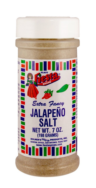 Bolner's Fiesta Extra Fancy Jalapeno Salt, 7 Ounces (Pack of 1)
