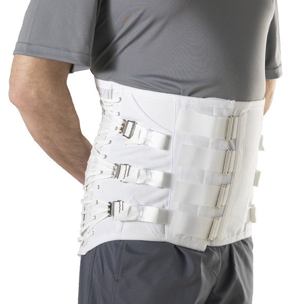 Truform-OTC Lumbosacral Corset, Disc Alignment, Spine Posture, Adjustable Front, Tall, X-Large (46-48 Inch Hip)