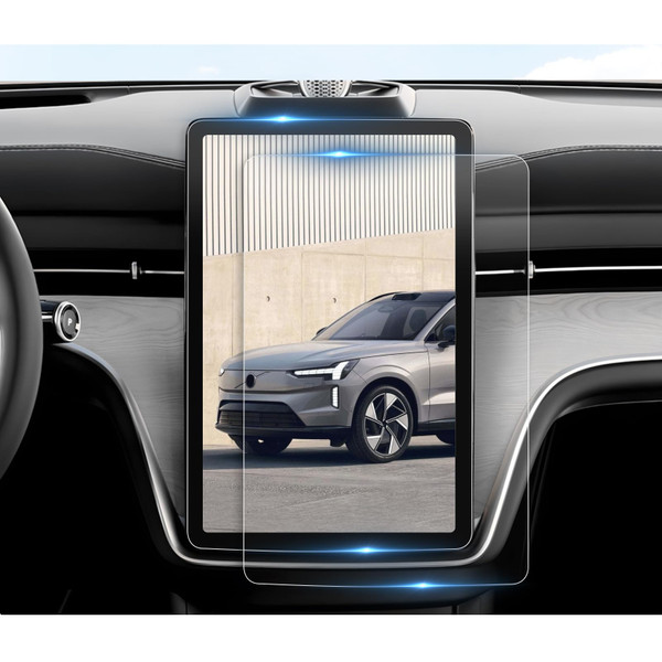 BIBIBO 2Pcs for 2025 Volvo EX90 Accessories Screen Protector 2025 Volvo EX90 Plus/Ultra 14.5" Display Nano Foils [Anti Glare & Scratch Ultra-Clear] Volvo EX90 2025 Accessories