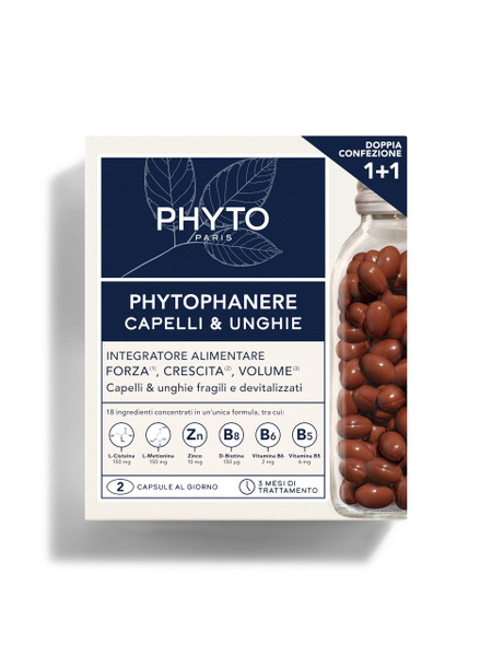 Phyto Phytophanere Reinforcing Hair and Nails Food Supplement 90 + 90 Capsules