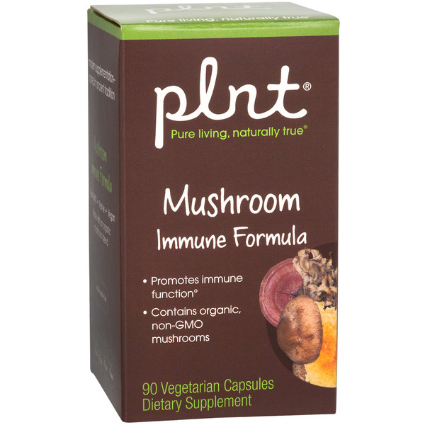 plnt Mushroom Immune Formula (90 Vegetarian Capsules)