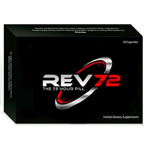 Rev72 XL ~ Powerful 72hr Natural Male Stimulant (10 Pack)
