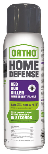 Ortho Home Defense Bed Bug Killer with Essential Oils Aerosol 14 OZ