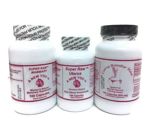 SOR, Inc. Mammary, Uterus and Curve Booster Pack for Crossdressing Men and Trans-Women