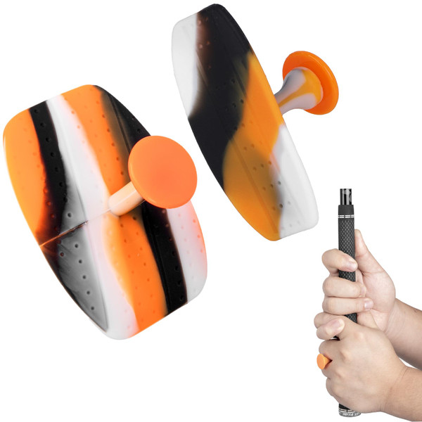 Golf Swing Trainer T Grip Aid, Golf Training Aid Correct Posture Club Swing Grip Pad, Golf Training Accessories - Golfer Beginner Accessories Tee Trainer