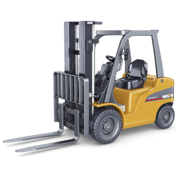 Dollox Die-cast Forklift Truck Toys 1/50 Scale Metal Engineering Vehicle Fork Truck High Detail Construction Vehicles Model Collection Forklift Decoration Toy Gift for Kids