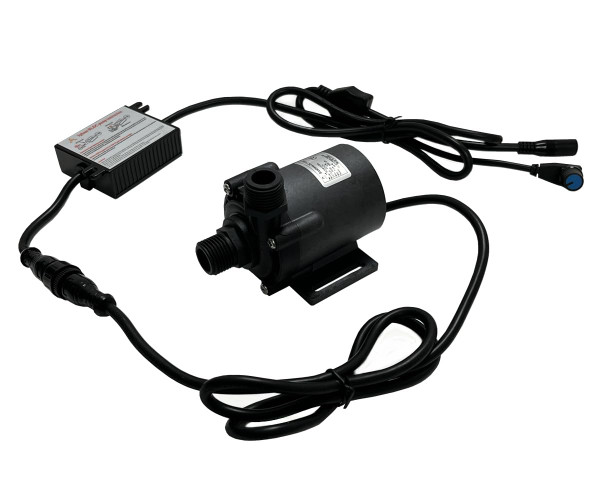 SHYSKY Speed/Flow Adjustable Smart Brushless Water Pump DC55E-12120A 12VDC 54W 12m 39ft 528GPH Low Noise, For Water Circulation Pressurization Cooling sys