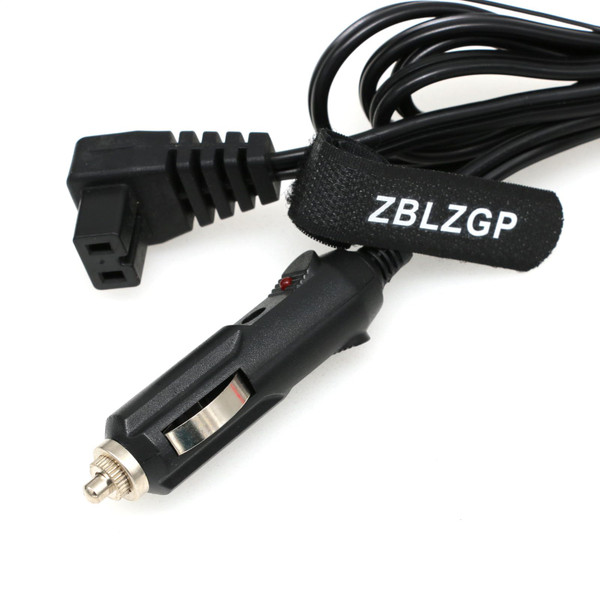 ZBLZGP 12V DC Power Mini Fridge Cable Car Cooler Cool Box Cooler 2 Pin Lead Cord Plug Wire for Car Refrigerator Fridge Freezer 1.5M
