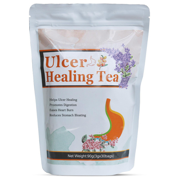 Wins Town Ulcer Healing Tea, Relief Gastritis and Stomachache, Support Daily Stomach Nourishing, 30 Tea Bags