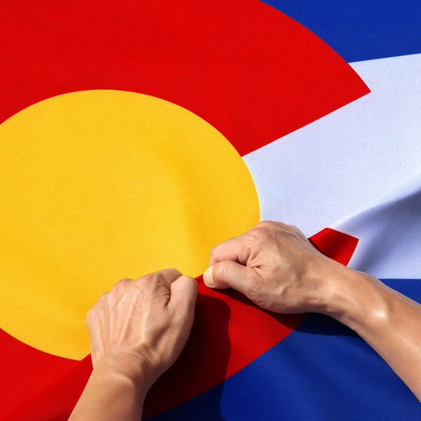 Anley Rip-Proof Double Sided 3-Ply Colorado State Flag 3x5 Foot - Vivid Color, Canvas Header and Wrinkle Resistant - The Strongest, Longest Lasting Colorado CO Flags 3 X 5 Ft