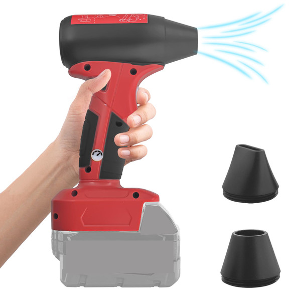 Mini Jet Blower Portable Violent Turbo Fan for Milwaukee 18V M18 Battery, 4-Speed Wireless High Speed Handheld Fan, for Computer Key Board Cleaning,Hair Drying,Camping,Outdoors,Car (No Battery)
