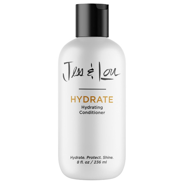 Jess & Lou Beauty Sulfate-Free Moisturizing Conditioner with Natural Ingredients for Dry or Damaged Hair Repair, Paraben-Free Deep Hydration & Natural Shine, Vegan & Toxin-Free (8 oz)