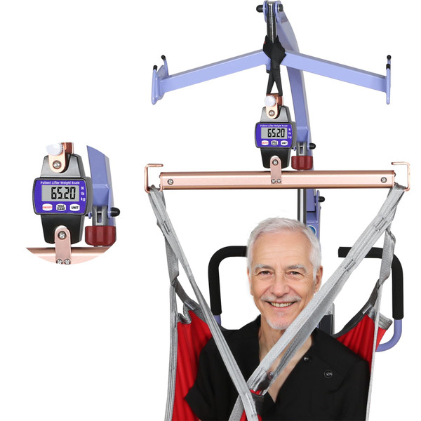 EZ Assistive Patient Weight Scale for Bedridden Patient,Universal Lift Scale for Hospital or Home Care,Safe Weight Load 500LBS