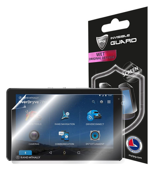 IPG For Rand McNally OverDryve 7 Pro Gen 2, 7-inch GPS Truck Tablet (OD7PROII) Screen Protector Invisible Ultra HD Clear Film Anti Scratch Skin Guard - Smooth/Self-Healing/Bubble -Free for 7 Pro Gen 2