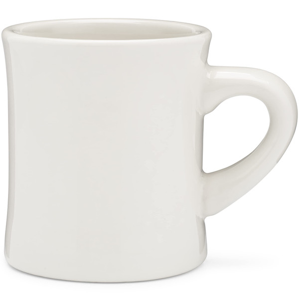 COLETTI Diner Mug — Heavy Coffee Mug, Retro Coffee Mug – Sturdy & Heavy Diner Mug – Nostalgia in Every Sip [Cream, 11 oz, Single]