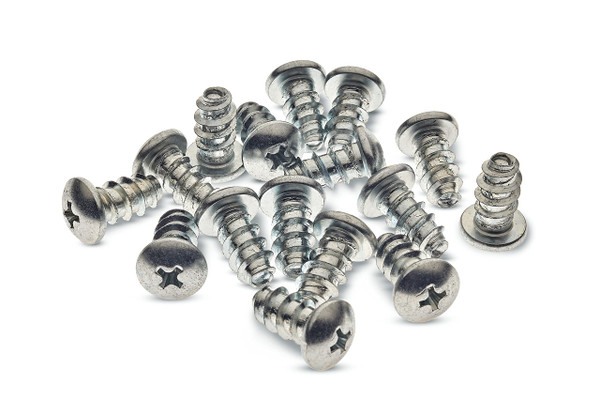 Triton Products 1/4'' DuraHook Pegboard Screws - 50 Pack, Silver
