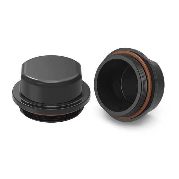 2 Pack 81143 for Dexter Vortex Replacement Caps, K71-G01-73, 21-261, 48355v Replacement Hub Dust Cap w/O-Ring for Trailer, Boat & Other Hub Kits