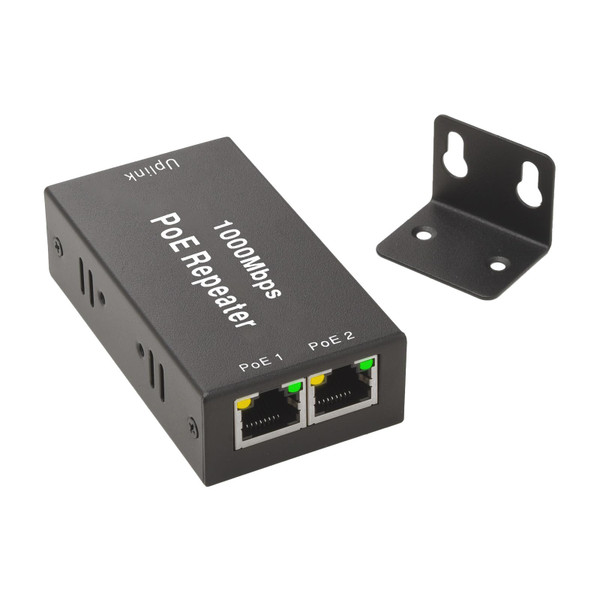 3-Port Gigabit POE Extender,10/100/1000Mbps 1 in 2 Out POE Repeater, IEEE 802.3af/at Compliant, Extend Additional 100m(328ft) of Power and Data Transmission, for Security Systems IP Camera, VoIP Phone 3-Port Gigabit POE Extender,10/100/1000Mbps 1 in 2 Out POE Repeater, IEEE 802.3af/at Compliant, Extend Additional 100m(328ft) of Power and Data Transmission, for Security Systems IP Camera, VoIP Phone
