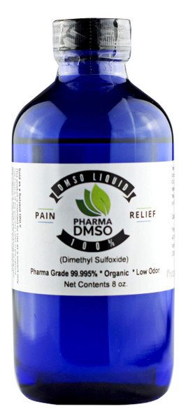 DMSO 8 oz Pharma Grade BPA free Cobalt Blue glass Container DMSO 8 oz Pharma Grade BPA free Cobalt Blue glass Container