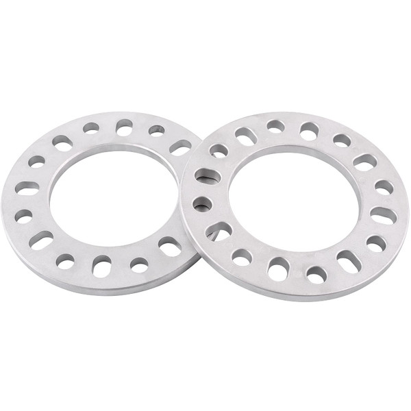 DCVAMOUS 2PC 8x6.5 8x165.1 8x170 8x180 Wheel Spacers 1/2 Inch (12mm) Compatible with Chevy GMC-Ford-Dodge 8 Lug for F250 F350 Super Duty RAM2500/3500 Sierra Silverado Suburban 2500 3500 HD & Most 8Lug