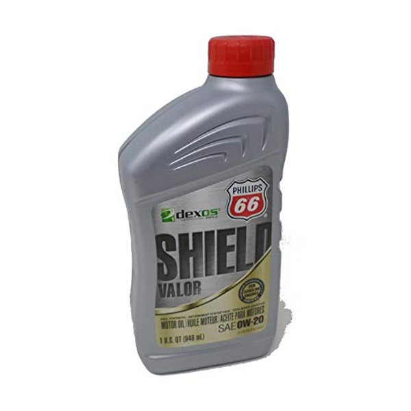 Phillips 66 0W20 Shield Valor Synthetic Oil Quart #1079040
