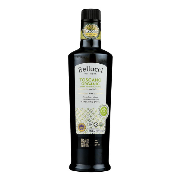 BELLUCCI Organic Toscano PGI Extra Virgin Olive Oil, 16.9 FZ