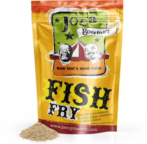 Joe's Gourmet Fish Fry and Fried Chicken Batter Mix - Chicken Seasoning for Perfectly Crispy & Delicious Fried Chicken, As Seen on Shark Tank, 1 Pack