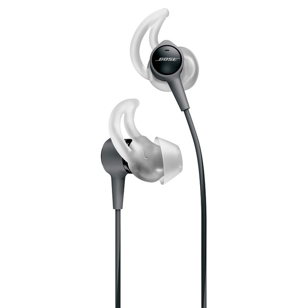 Bose SoundTrue Ultra in-ear headphones -compatible for Apple devices 741629-0010-cr Charcoal (Renewed)