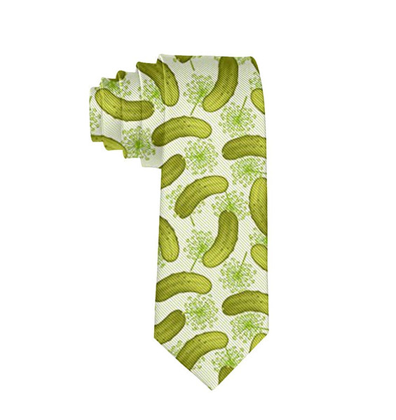 Men's Pickles Necktie Tie Silk Necktie Neck Ties Elegant Neckties