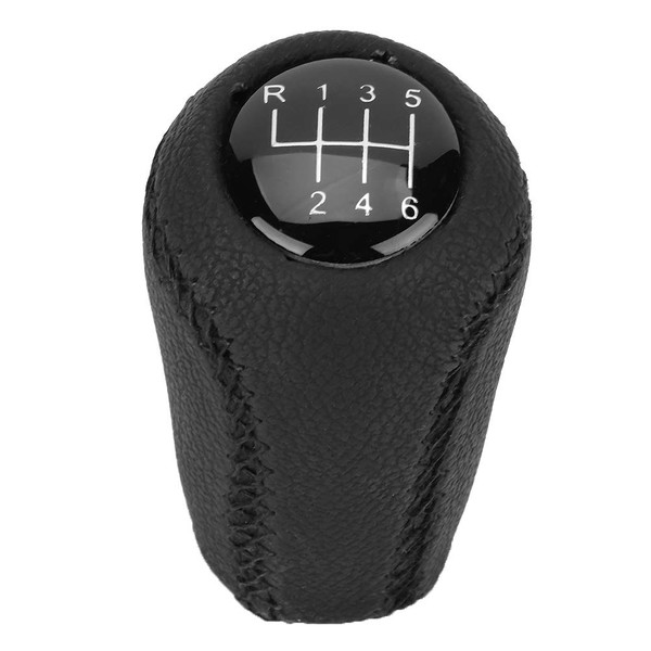 6 Speed Shifter Knob - Leather Gear Stick Handle for Miata, 3 BK BL, 5 CR CW, 6 II GH, CX-7 ER, NC III MX-5 (2005-2011)