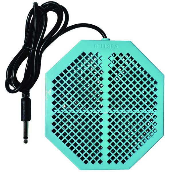 Cell Spa CS-900 Twice Powerful 6.5" x 5.5" Ion Detox Foot Bath Arrays Flat Dual Coil Stainless Steel Aqua Ionic Cleanse Array Compatible with Most 1/4" Plug Type Detox Machines