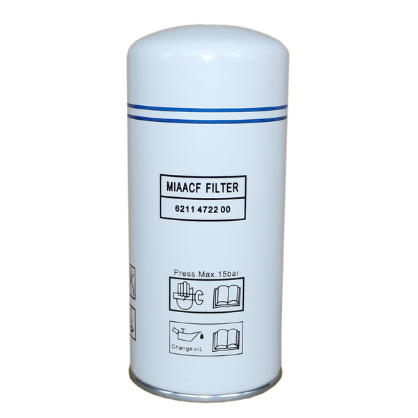 6211472200/6211472250 MIAACF Oil Filter Compatible with Screw Air Compressor Compression Equipment Accessories 6211-4722-00 6211472200/6211472250 MIAACF Oil Filter Compatible with Screw Air Compressor Compression Equipment Accessories 6211-4722-00