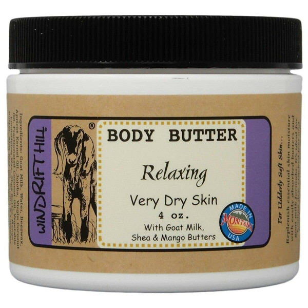 Windrift Hill 4oz Body Butter Moisturizing Lotion For Very Dry Skin (Relaxing)