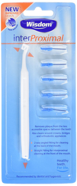 Wisdom Interproximal Toothbrush, Pack of 6