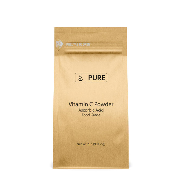 PURE ORIGINAL INGREDIENTS Vitamin C Powder (2 lb) Ascorbic Acid, Non GMO, Dietary Supplement