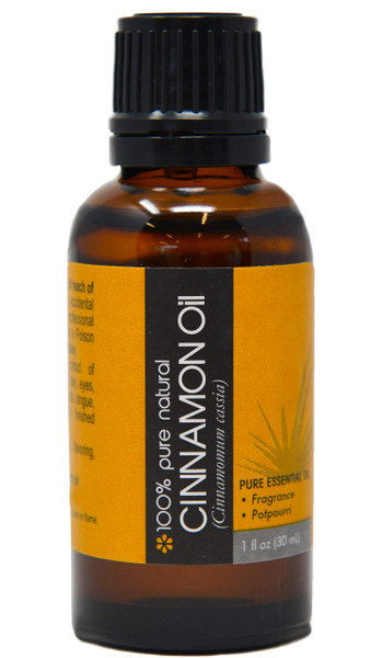 Pure Cinnamon Oil, NF - 1oz. 100% Pure and Natural. Therapeutic