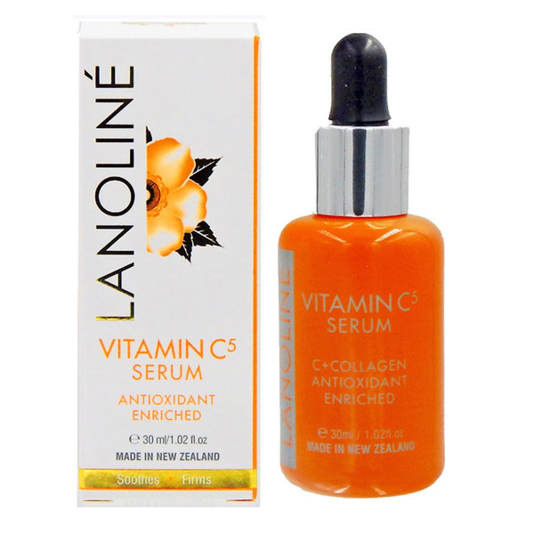 Lanoline Super Vitamin C 5, Collagen, and Natural Antioxidants Facial Skin Firming Serum