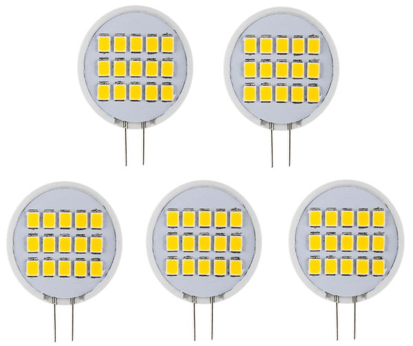 CBConcept UL-Listed Bi-Pin G8 LED Light Bulb, Warm White 3000K, AC120V 1.6 Watt, 20W Equivalent, Ceramic Sunflower, 180°Beam Angle, Under Cabinet/Counter, Puck Kitchen Light, NOT Dimmable (Pack of 5) CBConcept UL-Listed Bi-Pin G8 LED Light Bulb, Warm White 3000K, AC120V 1.6 Watt, 20W Equivalent, Ceramic Sunflower, 180°Beam Angle, Under Cabinet/Counter, Puck Kitchen Light, NOT Dimmable (Pack of 5)