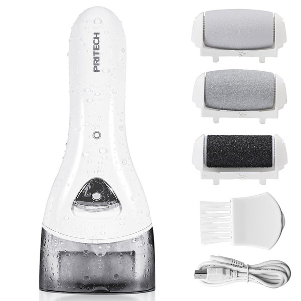 Electric Foot Callus Removers Rechargeable, Portable Electronic Foot File Pedicure Tools, Electric Callus Remover Foot Scrubber Kit, Professional Foot Care Ideal Gift for Dead, Hard Cracked Dry Skin
